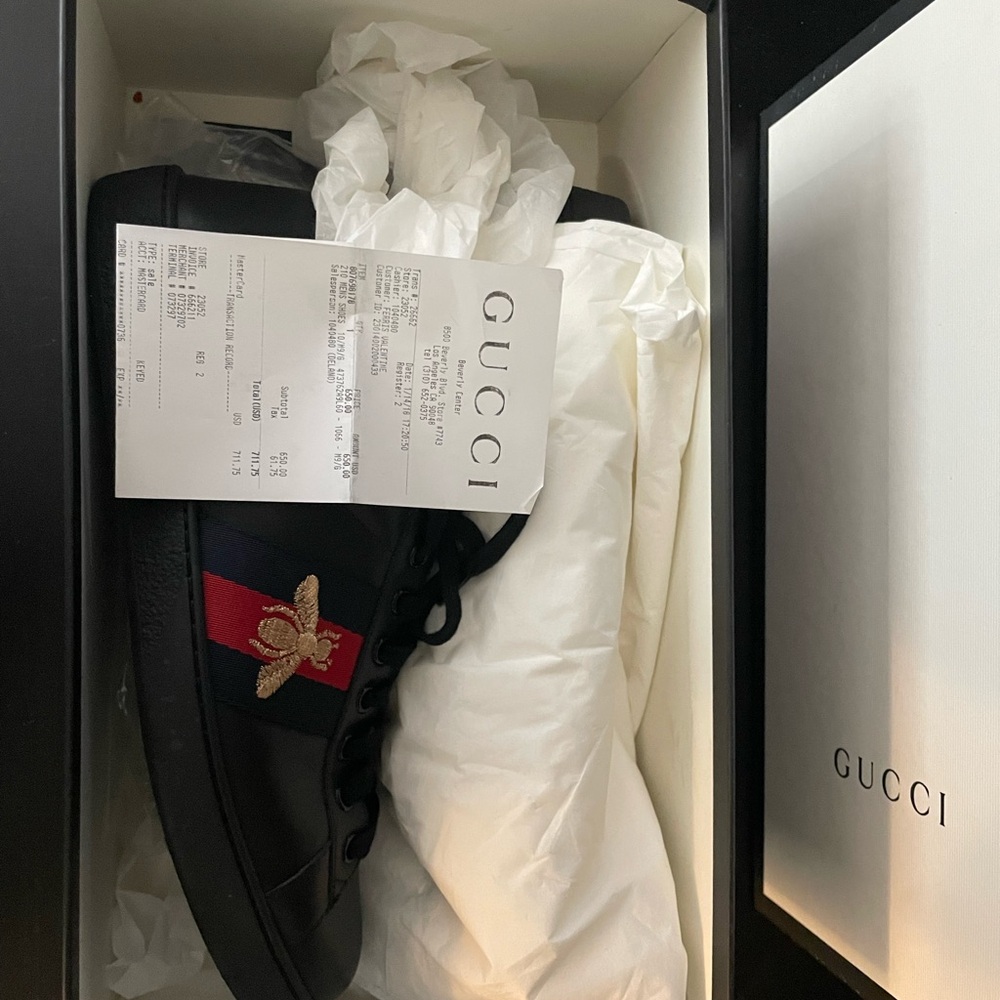 Gucci Ace soft heel 9.5 men - Picture 5 of 6